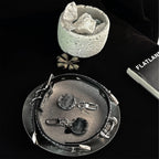 【Black Galaxy】Dog Collar & Leash & Pet ID Tag-Set