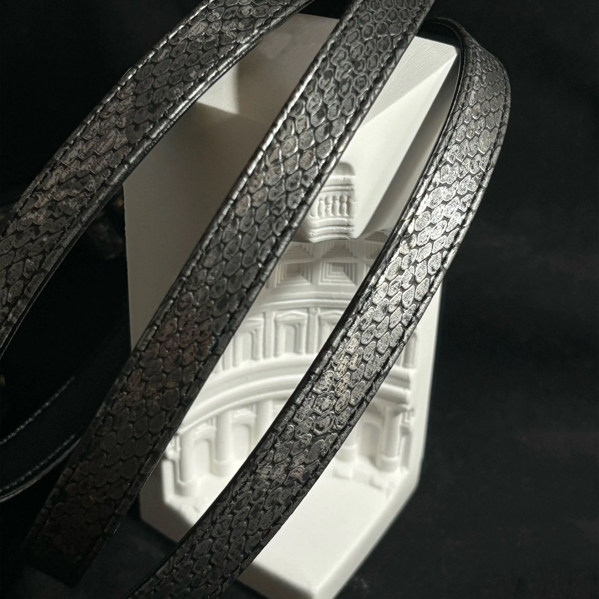 【Black Galaxy】Dog Collar & Leash & Pet ID Tag-Set