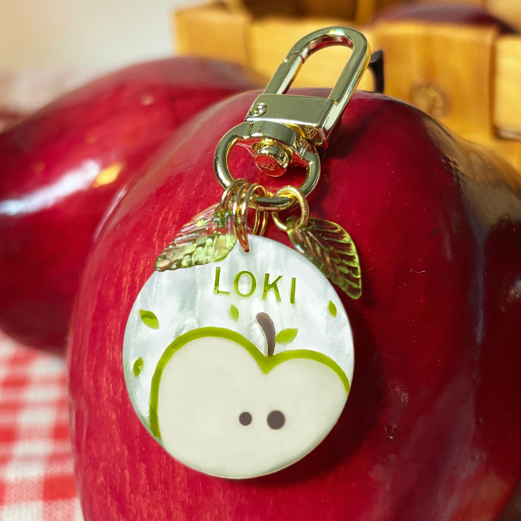 【Colorful Apple】Pet ID Tags,  Dog Tag,  Cat Tag