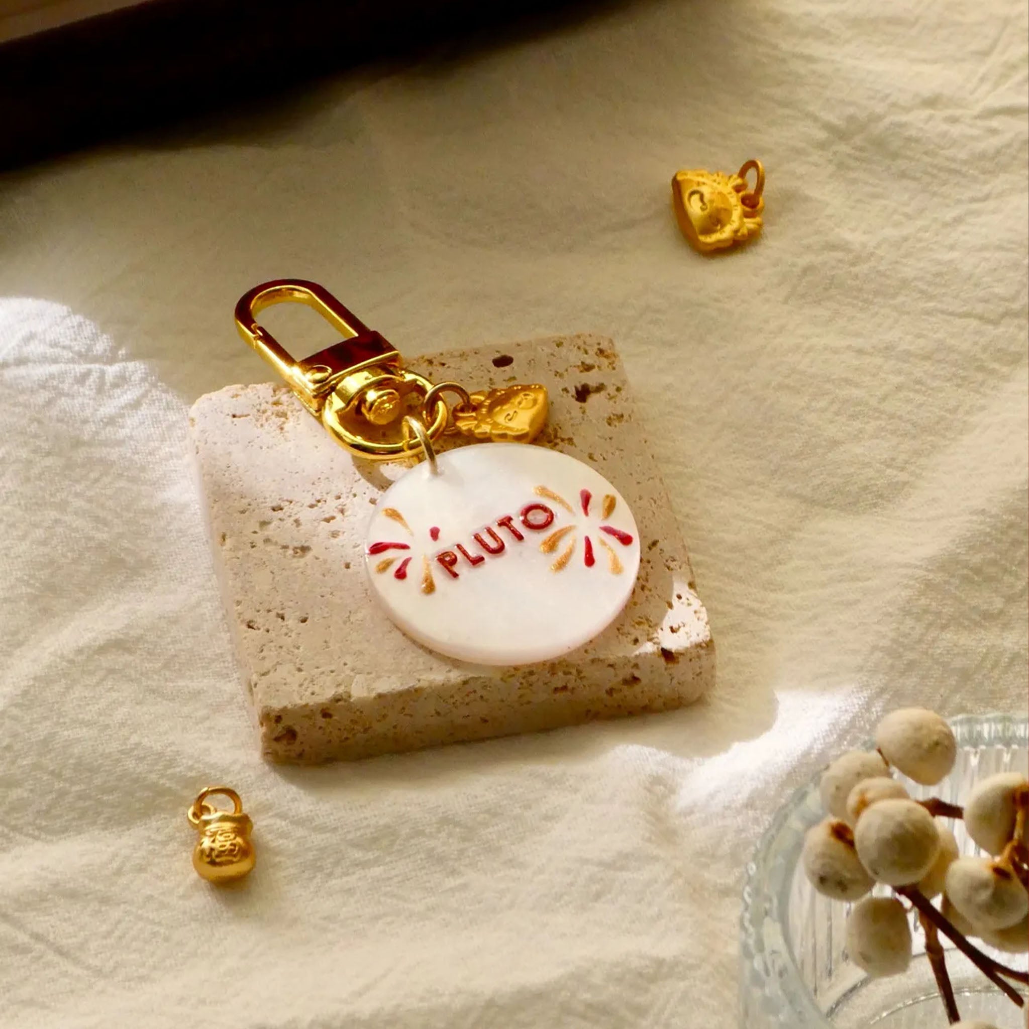 【Spring Fireworks】Pet ID Tags,  Dog Tag,  Cat Tag