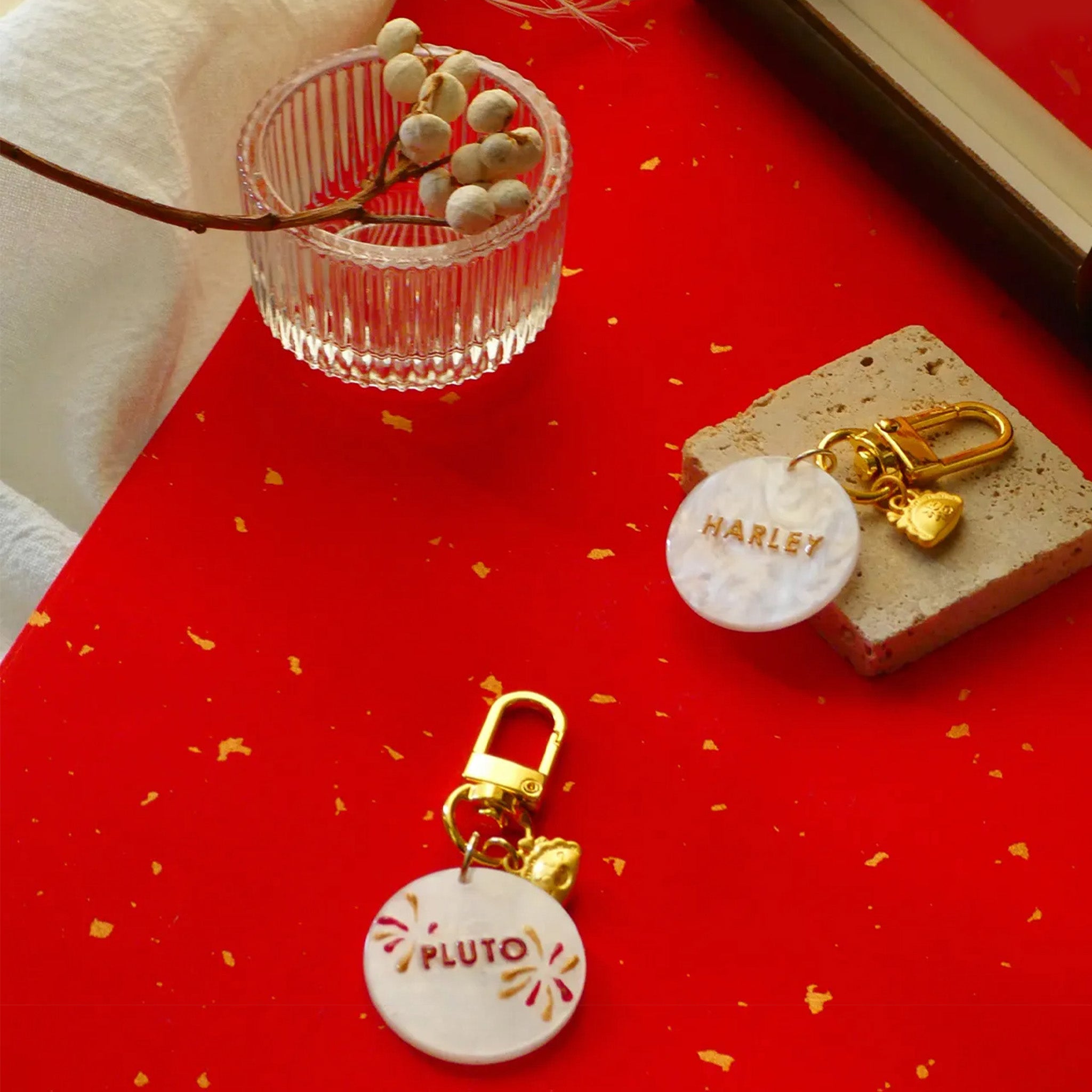 【Spring Fireworks】Pet ID Tags,  Dog Tag,  Cat Tag